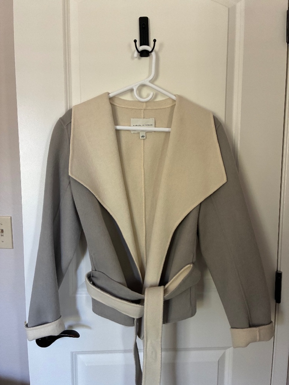 Gray/White Wool Jacket